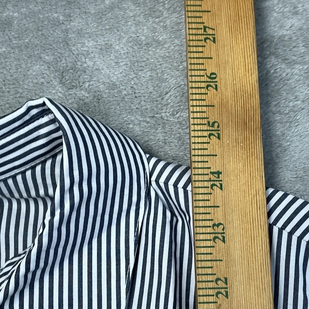 Steve Madden Women's S Striped Blouse Multi Cotton e0453 - Picture 4 of 8